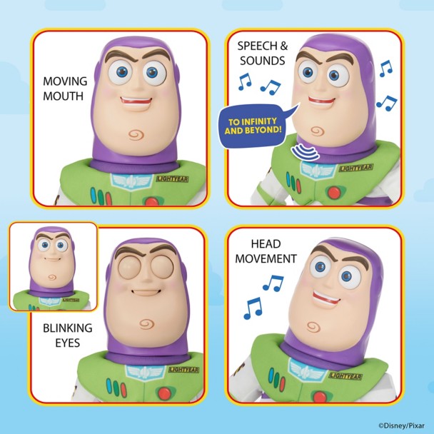 Buzz Lightyear Palm Puppetronic Interactive Talking Action Figure - Toy Story