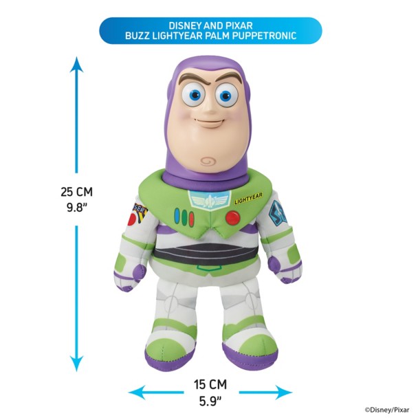 Buzz Lightyear Palm Puppetronic Interactive Talking Action Figure - Toy Story