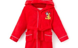 Mickey Mouse and Pluto Hooded Robe for Kids available online