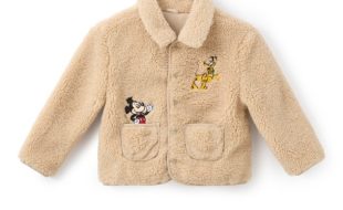 Mickey Mouse and Pluto Faux Shearling Jacket for Kids