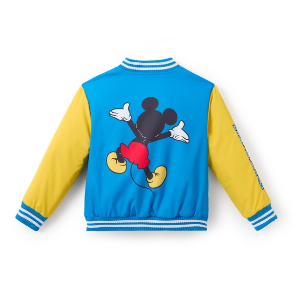 Mickey Mouse Back to Front Varsity Jacket for Kids - Personalized