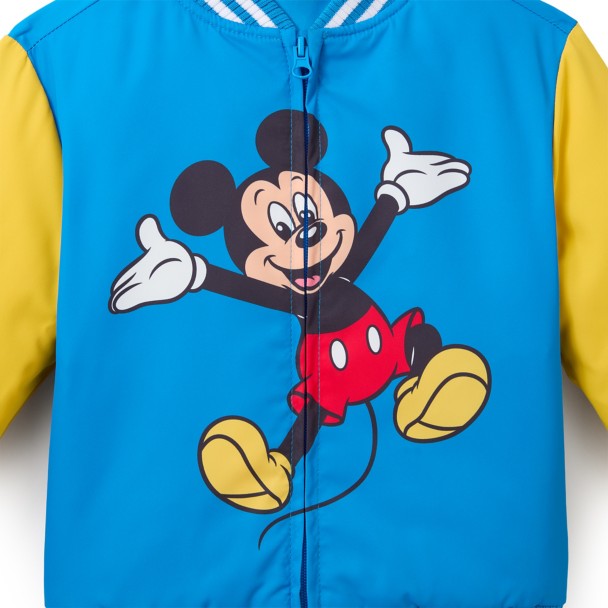 Mickey Mouse Back to Front Varsity Jacket for Kids - Personalized