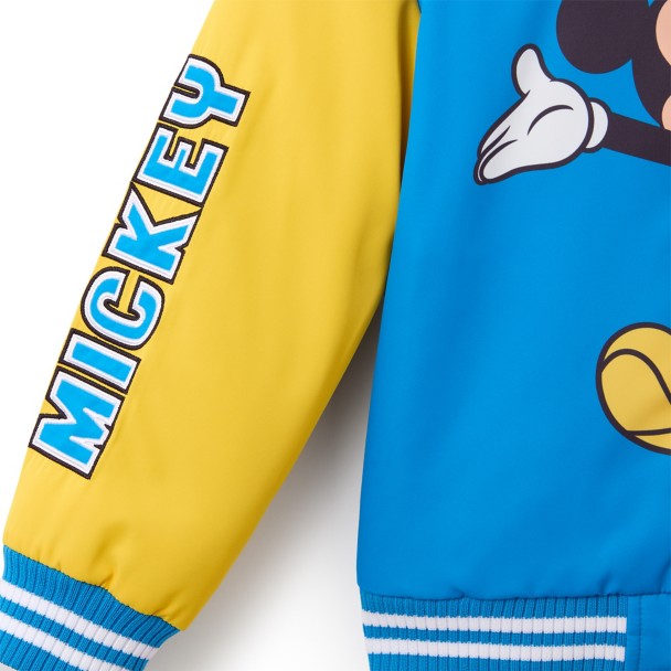 Mickey Mouse Back to Front Varsity Jacket for Kids - Personalized