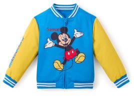Mickey Mouse Back to Front Varsity Jacket for Kids – Personalized