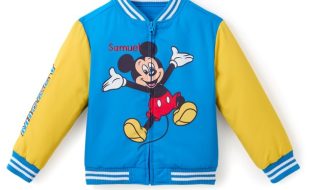 Mickey Mouse Back to Front Varsity Jacket for Kids – Personalized