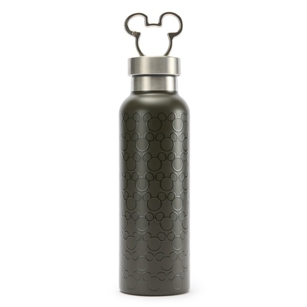 Mickey Mouse Water Bottle with Built-In Straw
