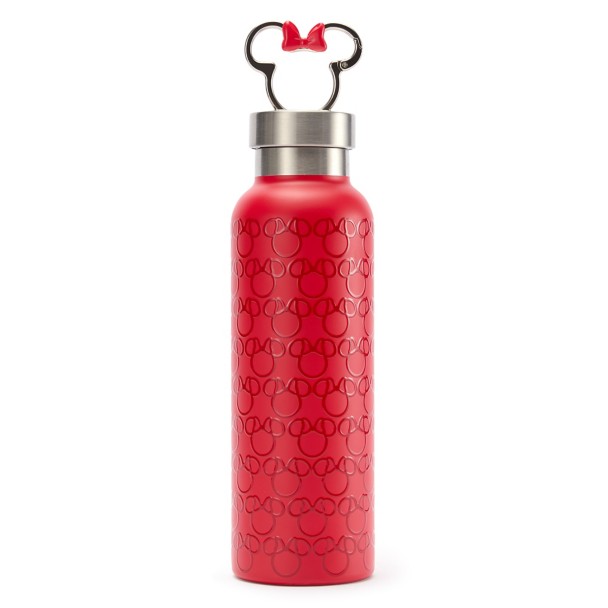 Minnie Mouse Water Bottle with Built-In Straw