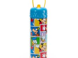 Mickey Mouse and Friends 16 oz. Stainless Steel Water Bottle with Built-In Straw is now out for purchase
