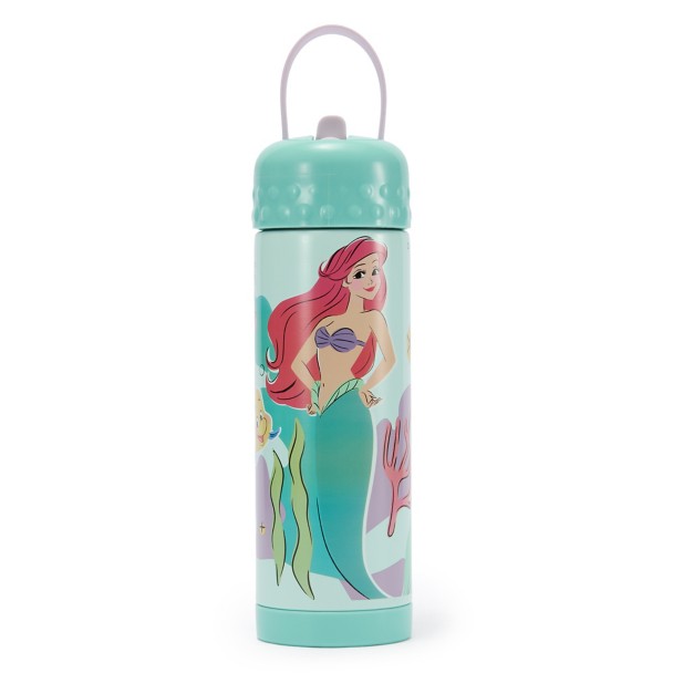 Minnie Mouse Water Bottle with Built-In Straw