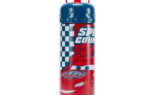 Lightning McQueen 16 oz. Stainless Steel Water Bottle with Built-In Straw – Cars – Purchase Online Now
