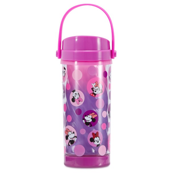 Minnie Mouse Water Bottle with Built-In Straw
