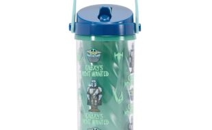 The Mandalorian and Grogu Water Bottle with Built-In Straw – Star Wars