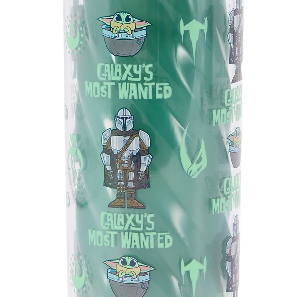 The Mandalorian and Grogu Water Bottle with Built-In Straw - Star Wars