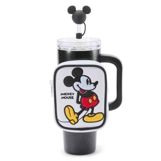 Daisy Duck 30 oz. Stainless Steel Travel Tumbler with Straw plus Zip Case