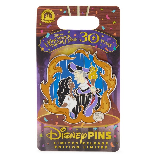 Esmeralda and Frollo Pin - The Hunchback of Notre Dame 30th Anniversary - Limited Release