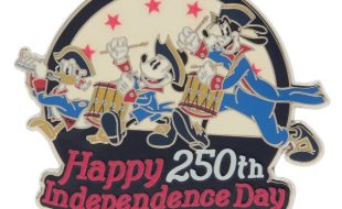 Mickey Mouse and Friends ”Happy 250th Independence Day” 4th of July 2026 Pin – Limited Release