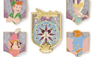 Disneyland 70th Anniversary Vault Collection Pin Set 4 – Limited Edition