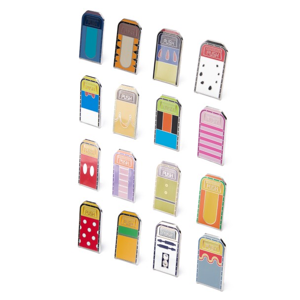 Disney Character Trash Bins Mystery Pin Pouch - 5-Pc.