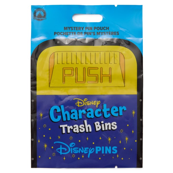 Disney Character Trash Bins Mystery Pin Pouch - 5-Pc.
