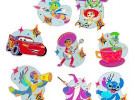 Disneyland 70th Anniversary Mystery Pin Blind Pack – 2-Pc.