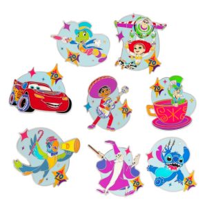 Disneyland 70th Anniversary Mystery Pin Blind Pack - 2-Pc.