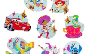 Disneyland 70th Anniversary Mystery Pin Blind Pack – 2-Pc.