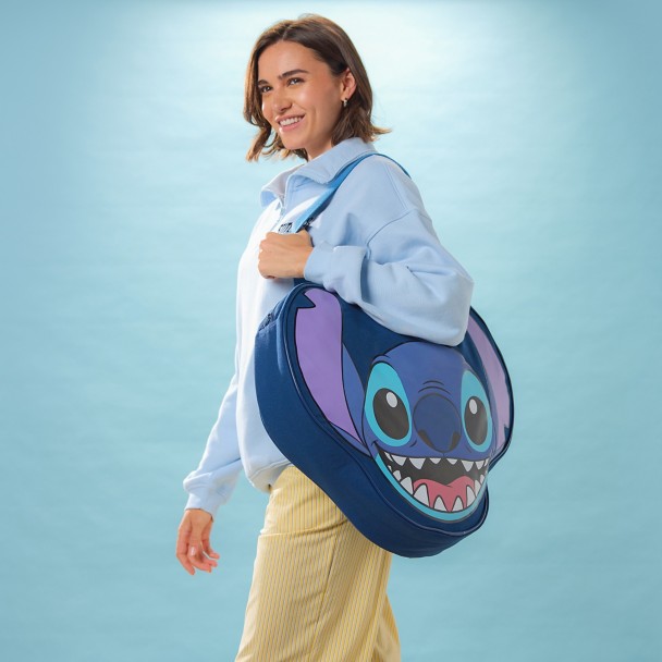 Stitch Big Face Canvas Tote - Lilo & Stitch