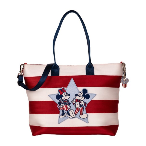 Mickey and Minnie Mouse in the Parks Weekend Tote Bag by Stoney Clover Lane - Exclusive
