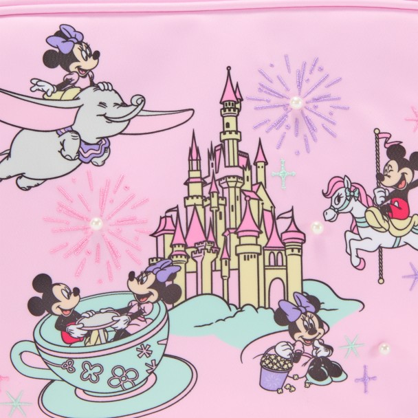 Mickey and Minnie Mouse in the Parks Large Pouchette by Stoney Clover Lane - Exclusive