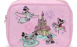 Mickey and Minnie Mouse in the Parks Large Pouchette by Stoney Clover Lane – Exclusive