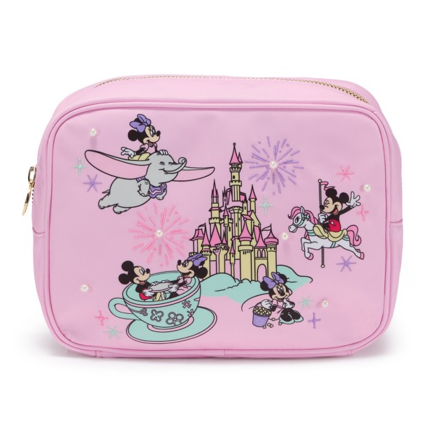 Mickey and Minnie Mouse in the Parks Mini Pouchette Bag by Stoney Clover Lane