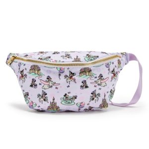 Mickey and Minnie Mouse in the Parks Jumbo Belt Bag by Stoney Clover Lane