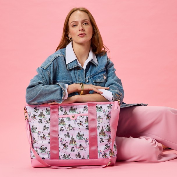 Mickey and Minnie Mouse in the Parks Weekend Tote Bag by Stoney Clover Lane - Exclusive