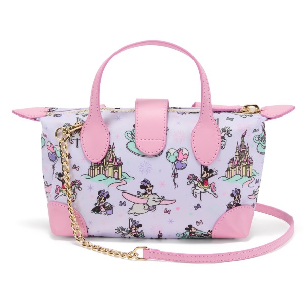 Mickey and Minnie Mouse in the Parks Mini Pouchette Bag by Stoney Clover Lane