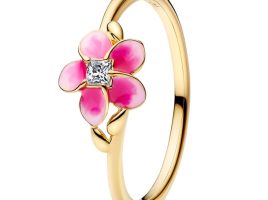Moana Plumeria Ring by Pandora is available online for purchase