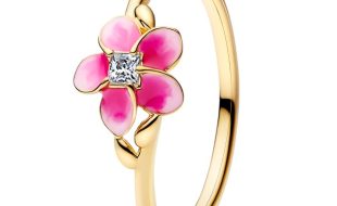 Moana Plumeria Ring by Pandora is available online for purchase