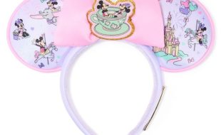 Mickey and Minnie Mouse in the Parks Ear Headband by Stoney Clover Lane