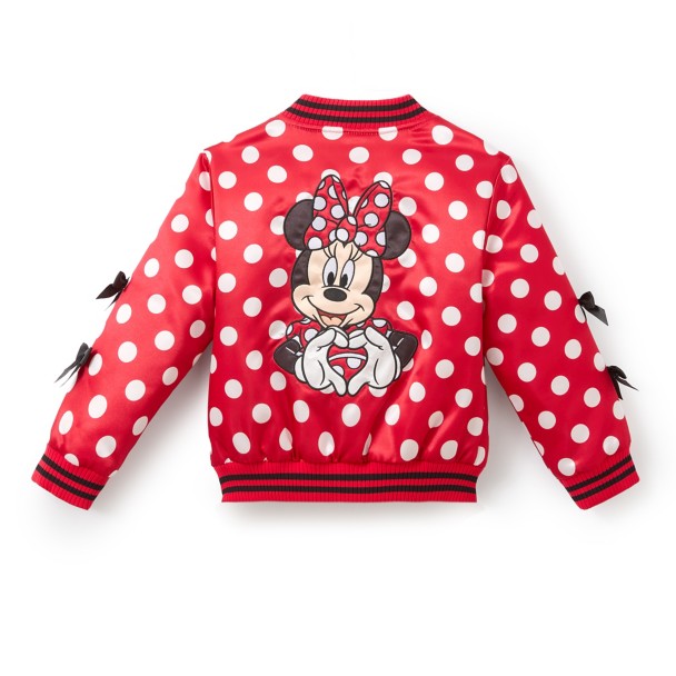 Minnie Mouse Bomber Jacket for Girls - Personalized