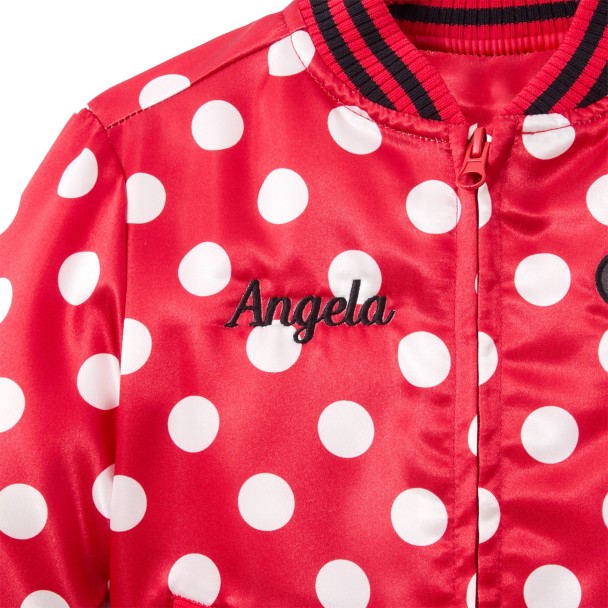 Minnie Mouse Bomber Jacket for Girls - Personalized