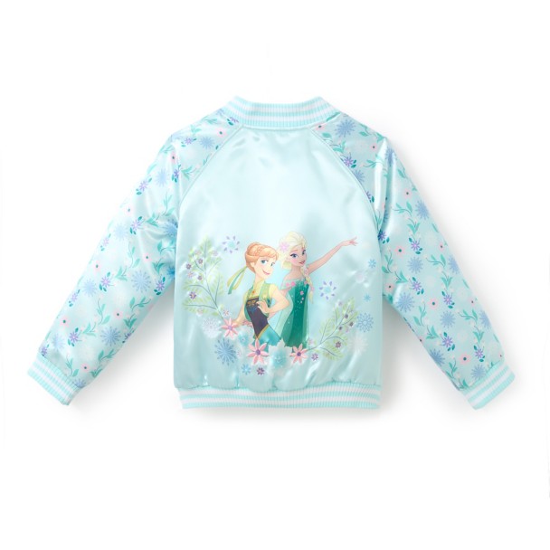 Anna and Elsa Bomber Jacket for Girls - Frozen - Personalized