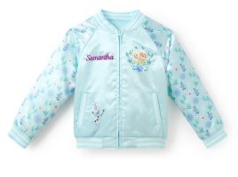 Anna and Elsa Bomber Jacket for Girls – Frozen – Personalized
