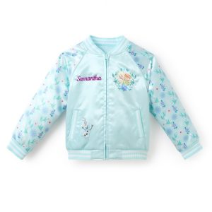 Anna and Elsa Bomber Jacket for Girls - Frozen - Personalized