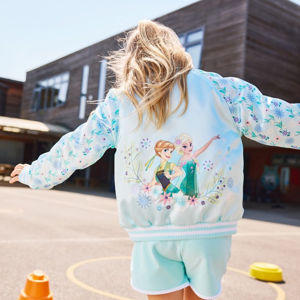 Anna and Elsa Bomber Jacket for Girls - Frozen - Personalized