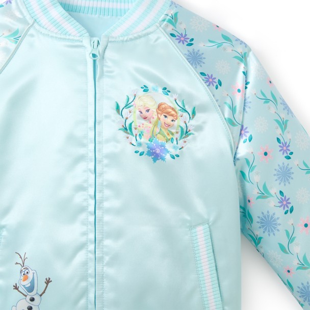 Anna and Elsa Bomber Jacket for Girls - Frozen - Personalized