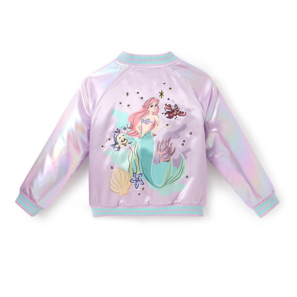 Ariel Bomber Jacket for Girls - The Little Mermaid - Personalized