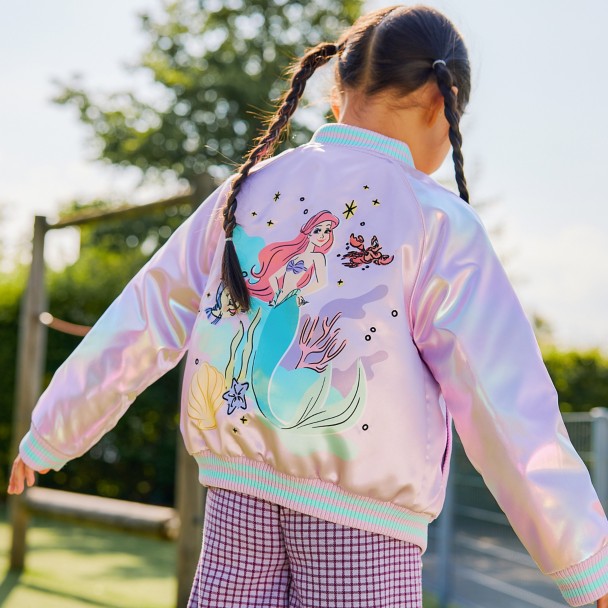 Ariel Bomber Jacket for Girls - The Little Mermaid - Personalized