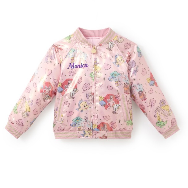 Anna and Elsa Bomber Jacket for Girls - Frozen - Personalized