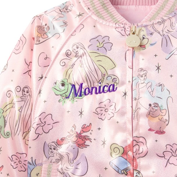 Disney Princess Bomber Jacket for Girls - Personalized