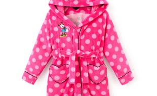 Minnie Mouse Polka Dot Robe for Kids is available online for purchase