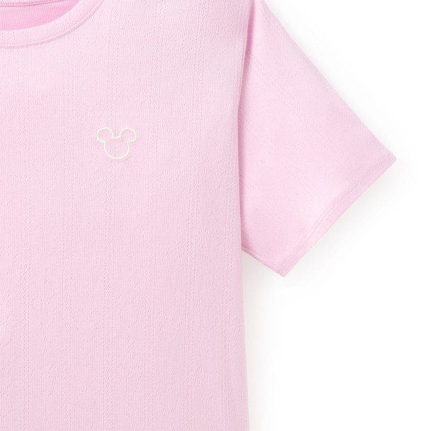Mickey Mouse Icon Pointelle T-Shirt and Shorts Sleep Set for Women